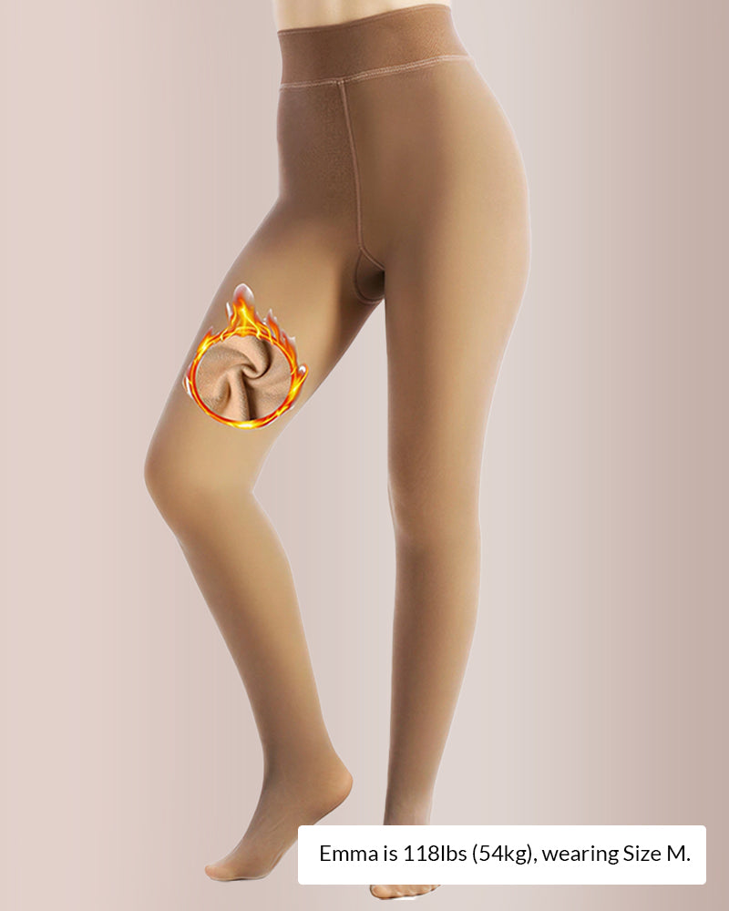 Curvvvy® Opaque Fleece Lined Slimming Tights Curvvvy-US