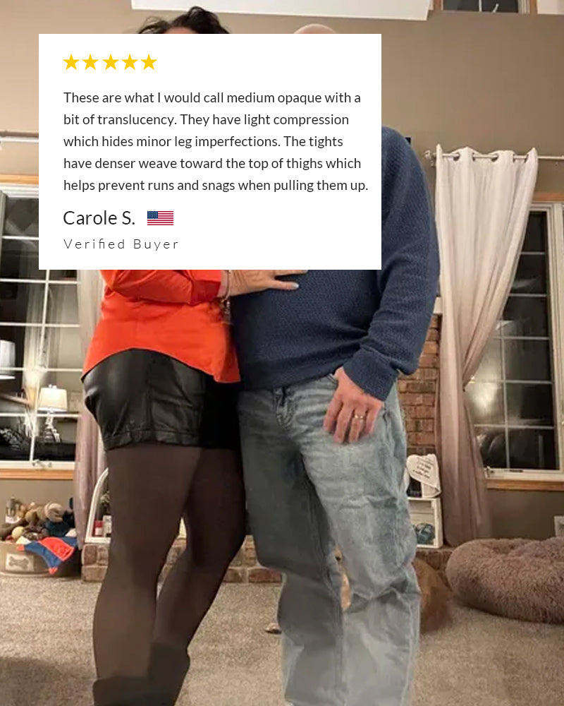 Curvvvy® Opaque Fleece Lined Slimming Tights Curvvvy-US