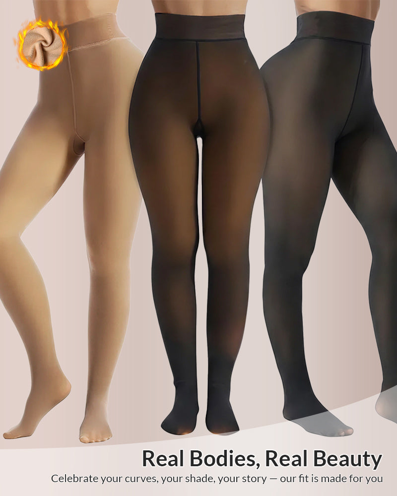 Curvvvy® Opaque Fleece Lined Slimming Tights Curvvvy-US