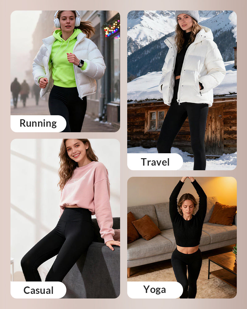 Curvvvy® Warm Thick FLeece Lined Leggings Curvvvy-US