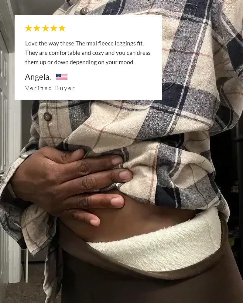 Curvvvy® Warm Thick FLeece Lined Leggings Curvvvy-US